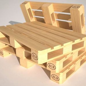 Palettes Euro en bois massif traitées thermiquement 4 voies/2 voies double face pour l'exportation d'emballages de logistique industrielle vers l'UE, les États-Unis, les Émirats arabes unis, etc. - Product Image 2