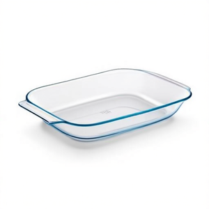 Bandeja para Hornear Ovalada de Vidrio Templado (39x27cm) Transparente 347BC00 1644 - Product Image 2