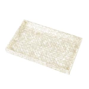 La bandeja de servicio de nácar más vendida para el hogar Bandeja decorativa Accesorios de cocina para la bandeja de fregona más vendida a un precio barato - Product Image 1