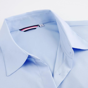 Camisas de negocios de manga larga para mujer con logotipo personalizado blusas uniformes de trabajo de oficina con bordado de impresión OEM de fábrica - Product Image 4