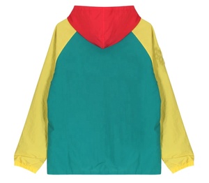 Nouveau Vintage été pull coupe-vent veste hommes grande taille Anorak capuche fermeture éclair solide Polyester coupe-vent veste - Product Image 6