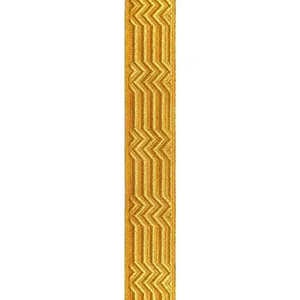 Tresse de dentelle dorée pour uniforme de cérémonie, tresses en Mylar français, conception et couleur personnalisées - Product Image 6