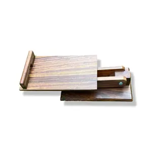 Soporte Móvil Plegable de Madera Ecológico de Primera Calidad SUAZ Artisan, Tamaños Personalizados, Diseño Clásico, Decoración del Hogar, Venta al por Mayor, Hecho a Mano - Product Image 3