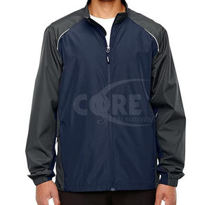 แจ็กเก็ตกันลมของผู้ชายเสื้อกันลมระบายอากาศได้ดีปรับแต่งได้แบบมีซิปสำหรับกลางแจ้ง - Product Image 1
