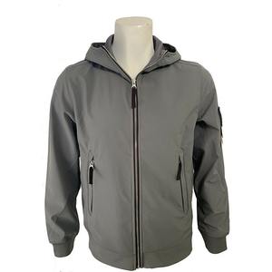 Veste Softshell d'hiver décontractée pour hommes, nouveau design, chaud et coupe-vent, en toile, avec col montant et vêtements de pluie pour l'extérieur. - Product Image 3