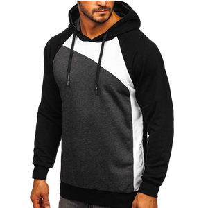 Haute qualité poids lourd pull français éponge coton mélangé goutte épaule lourd surdimensionné Durable hommes pull à capuche - Product Image 2