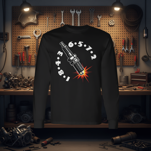 Camiseta promocional de manga larga 1-8-4-3-6-5-7-2 Firing Order - Product Image 3