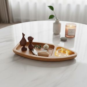 Bandeja Decorativa Elegante en Forma de Barco, Dividida, con Acabado Natural Pulido y Hecha a Mano, Precio Más Bajo para Clientes al por Mayor - Product Image 4