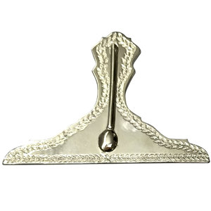 2025 herramientas masónicas Metal chapado en oro bordado 3D estilo clásico personalizable caja de insignias para coser - Product Image 3