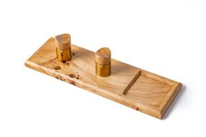 Portalápices Ecológico Hecho a Mano con Resina y Madera Natural con Diseño de MODELO, Organizador de Accesorios de Escritorio - Product Image 6
