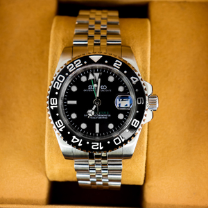 Business Elite 3-Hand Classic Stainless Steel 5BAR Waterproof Automatic Movement <b>Men's</b> <b>Mechanical</b> <b>Watch</b> with Pointer Dial - Product Image 1