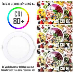 Plafonnier LED encastré rond 12W avec 960lm de luminosité et haute efficacité - Catégorie de produit - Product Image 1