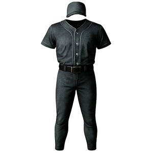 Vente en gros d'uniformes de baseball softball imprimés personnalisés meilleur design uniformes vierges des équipes célèbres doux et confortable 100% - Product Image 1