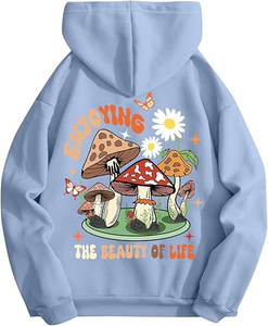 Sudaderas con capucha negras con gráfico de gato de gran tamaño para mujer, sudaderas Y2k, ropa, trajes de moda de otoño, diseño personalizado 2026 - Product Image 4