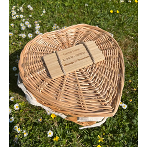 100% rotin naturel écologique Style européen Pet forme de coeur urnes de crémation taille personnalisée tissé à la main biodégradable Lavihex - Product Image 4