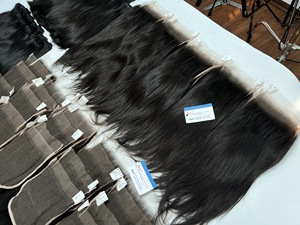 วิกผมแบบมัดผมจากเวียดนามแบบดิบผมปิดแบบ HD - Product Image 4