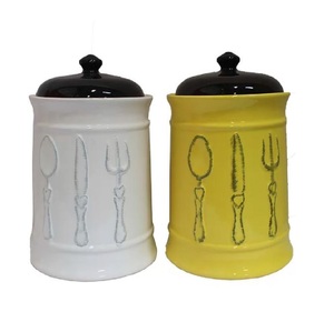 Elegante Juego de 2 contenedores de almacenamiento galvanizados con tapa de madera, perfecto para despensa de cocina, hogar y usos de exhibición de la India - Product Image 2