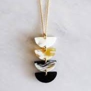 สร้อยคอเครื่องประดับแฟชั่นสุดฮิตทำจากฮอร์นทำมือจริงคุณภาพสูงรูปเขาควายเครื่องประดับแบบลิงก์ - Product Image 6