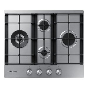 Table de cuisson à gaz Inox 60 cm 4 zones NA64H3031BS - Product Image 1