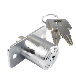 Cylindres de serrure à piston en alliage de zinc chromé de haute qualité, les plus vendus, pour meubles de bureau coulissants en bois, armoires, tiroirs, personnalisables - Product Image 6