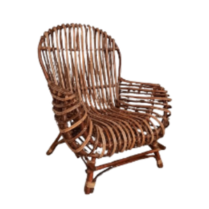 Silla de ratán natural de gran venta para el hogar de lujo, sala de estar, restaurante y espacios multiusos, sillones de ratán duraderos - Product Image 2