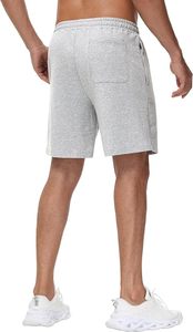 Pantalones cortos de gimnasio ligeros para hombres diseñados para correr, entrenar, yoga y comodidad atlética diaria - Product Image 5
