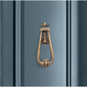 Heurtoir de porte en laiton de conception moderne de haute qualité diverses couleurs miroir poli porte avant accessoire de traction et de frappe pour l'entrée - Product Image 5
