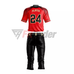 Uniforme de béisbol de hombre de último diseño con logotipo personalizado, secado rápido, transpirable, impresión por sublimación personalizada, uniforme de béisbol para hombre - Product Image 5