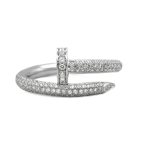 Bague classique en or jaune 18K/14K avec diamants cultivés en laboratoire certifiés IGI, clarté VVs-VS, couleur Def