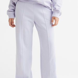 Pantalon de survêtement respirant pour femme Pantalon de sport décontracté avec décoration en dentelle Style avant plat - Product Image 2