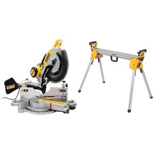 Scie à onglet coulissante composée de 12 pouces avec support, 15 A, 3800 tr/min, capacité de double biseau, scie électrique pour métaux - Product Image 6