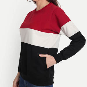 Prix de gros, logo personnalisé, sweat-shirt ample pour femmes, dernier design, sweat-shirt pour femmes, sweat-shirt respirant pour femmes à vendre - Product Image 2
