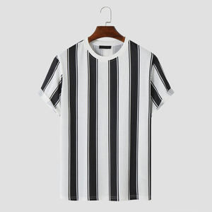 Camisetas Personalizables para Hombre 100% Algodón, Secado Rápido, Tejido Elástico Tipo Lona, Corte Regular, Cuello Redondo, Impresión Serigráfica Informal - Product Image 1