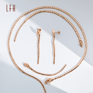 Au750 Tinh Khiết Bất 18K Vàng Vòng Cổ Tùy Chỉnh 18K Tinh Khiết Vàng Vàng Rắn Hình Dạng Vòng Cổ Thiết Kế Chuỗi Vòng Cổ 18K Vàng - Product Image 2