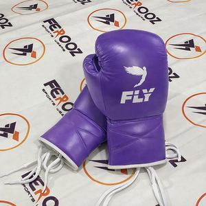 Nouvelles gants de boxe professionnels légers, respirants, anti-UV, anti-humidité, avec protection UV, en dentelle personnalisée, antidérapants, couleur violet. - Product Image 1