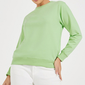 Nouveau sweat-shirt pour femme à manches longues et col rond, imprimé avec un logo personnalisé, coupe classique, tenue tendance pour l'hiver - Product Image 1