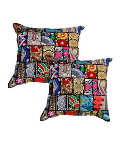 Funda de Almohada Cuadrada Vintage de Algodón con Cierre de Cremallera PARA EL Hogar, Material de Poliéster para Oficina, Hotel, Moda - Product Image 1