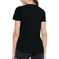 T-shirts décontractés à manches courtes pour femmes T-shirts ajustés de couleur unie de haute qualité pour femmes en matériau de qualité supérieure personnalisé
