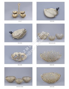 Aluminium Fruits Display Bowl Decorative Serving Tray Home Decoration Ramadan Eco-Friendly Multi-Functional Creative French - Product Image 3