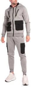 Men's High Fashion Designer Utility <b>Hoodie</b> Joggers Custom Made Eco-Friendly <b>Maternity</b> Winter Tracksuit With Pockets Plus Size - Product Image 4