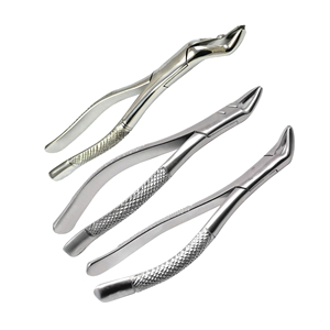 Ensemble de pinces d'extraction dentaire en acier inoxydable de 3 pièces Instruments dentaires chirurgicaux - Product Image 1
