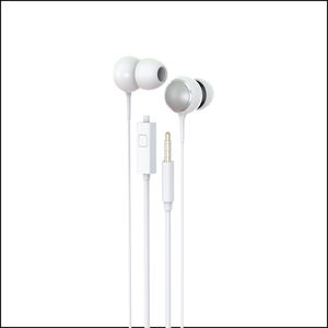 KIRK EP-059 Auriculares intrauditivos blancos de 1,2 m y 3,5 mm - Product Image 1