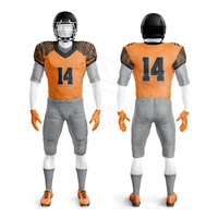 2025 uniforme de Football américain personnalisé pour drapeau Ligue de Football ensemble avec short haut respirant OEM maillot sublimé