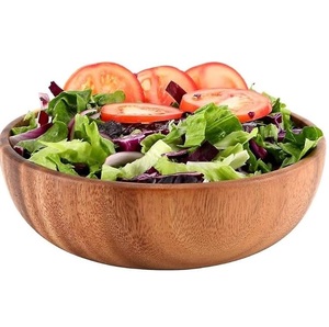 Bol en bois à la demande avec le meilleur design pour servir des collations, des repas et des salades ou des tables à manger disponibles en vrac - Product Image 4