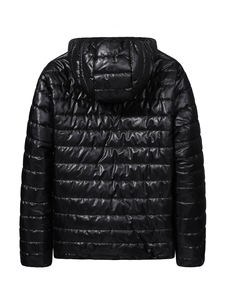 เสื้อแจ็คเก็ตพัฟเฟอร์บุใยอัลตร้าล็อฟท์สำหรับผู้ชาย กันน้ำ มีฮู้ด กันลม ซิป  สำหรับฤดูหนาว  เสื้อโค้ทสำหรับตั้งแคมป์ - Product Image 4