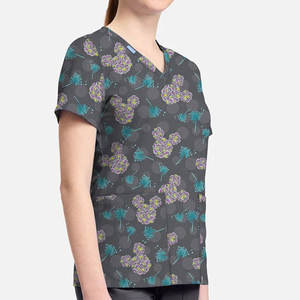 Uniforme Médico Elegante Talla XL, de Lona, Secado Rápido, Transpirable, Unisex, con Diseño de Cuello Único, Múltiples Bolsillos, Colores Sólidos, para Hospital - Product Image 2