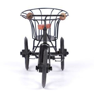 รถลากเหล็กพร้อมตะกร้าของตกแต่งบ้าน - Product Image 2