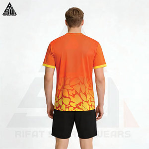 Ensemble Maillot de Football Imprimé par Transfert Thermique Tendance, Respirant et Séchage Rapide, 100% Polyester, Personnalisable pour Homme - Product Image 2