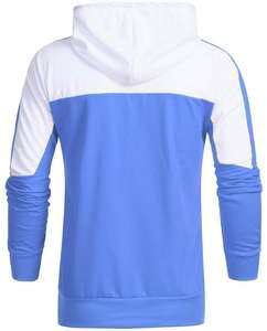 Sudaderas con capucha en blanco recortadas de alta calidad, sudaderas con capucha de peso pesado de Color de costura, logotipo de impresión personalizado con capucha con impresión de silicona - Product Image 5