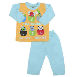 Traje de 2 Piezas de Manga Larga para Niños - Azul Claro - Product Image 5
